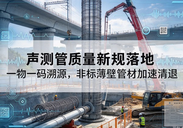 江油声测管质量新规落地，一物一码溯源，非标薄壁管材加速清退